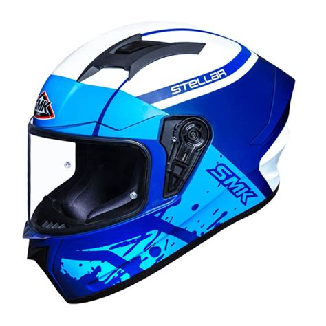 Blue Smk Stellar Full Face Helmet Size Xl At Rs 4800 In New Delhi