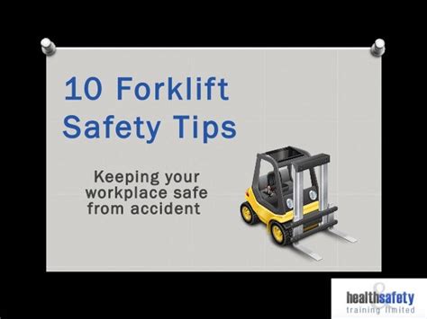 Top 10 Forklift Safety Tips