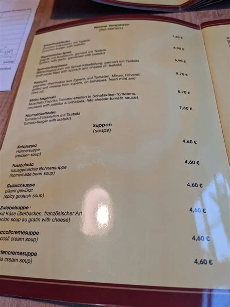 Speisekarte von Pfälzer Hof restaurant Walldorf