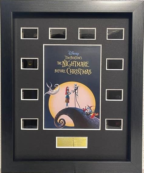 The Nightmare Before Christmas Framed Film Cells Display With