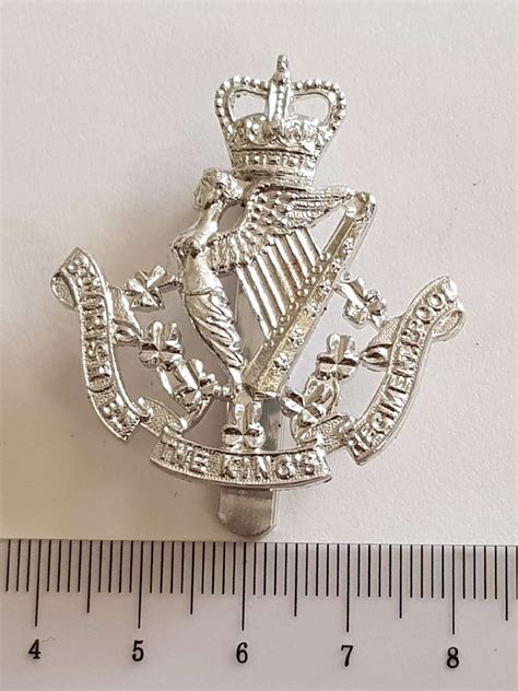 Kings Regiment Liverpool 8th Irish Btn Staybrite Cap Badge Trade In