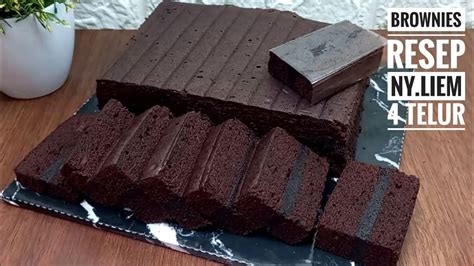 Brownies Kukus 4 Telur Resep Nyliem Youtube