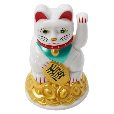 Classic Chinese Lucky Wealth Electric Wink Cat Gold Waving Cat