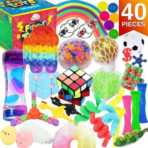 Fidget Toys Pakket 40 Stuks Fidget Speeltjes Set Fidgets Pop It