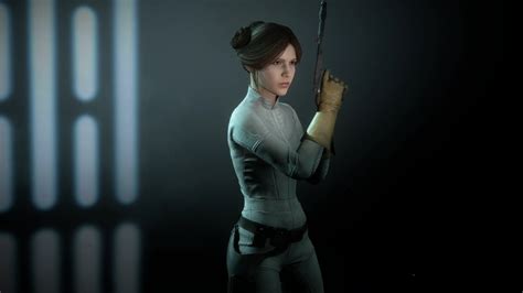 Adventure Leia Without The Vest At Star Wars Battlefront II 2017