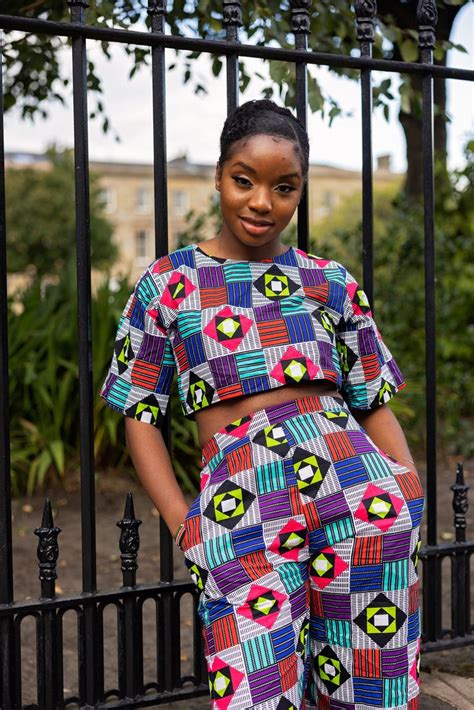 Champo Ankara Crop Top Crop Top African Print Crop Top Crop Top Top