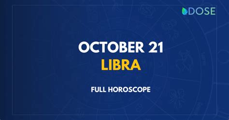 October 21 Zodiac Sign: Compatibility, Personality, Traits and More - DOSE