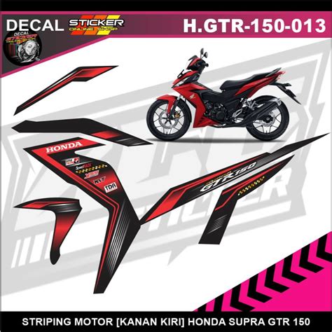 Jual Stiker Motor Honda Supra Gtr Decal Striping Variasi Shopee