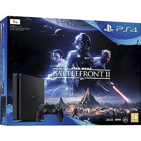 Console Playstation 4 1 Tb Star Wars Battlefront II Sony Bundle