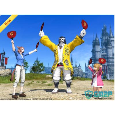 Emote Wasshoi Final Fantasy Xiv Mog Station Ellie Gm P