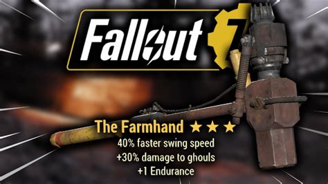 Fallout 76 Steel Dawn The Farmhand Unique Super Sledge Guide