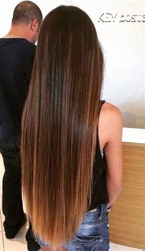 Straight Long Brown Hair - Long Hair