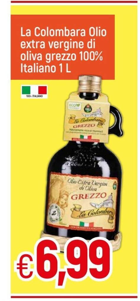 La Colombara Olio Extra Vergine Di Oliva Grezzo Italiano L