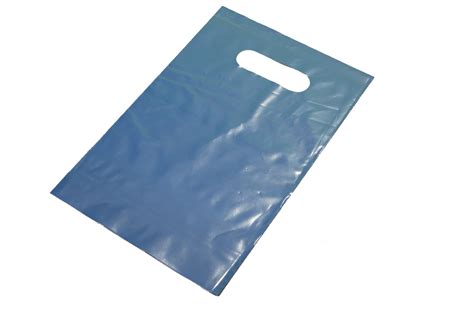 Navy Blue Polythene Carrier Bags 8 X 12 500 Box DPA Packaging