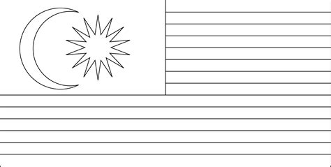 Malaysia Flag Colouring Page Malaysia Flag Flag Coloring Pages Flag Hot Sex Picture