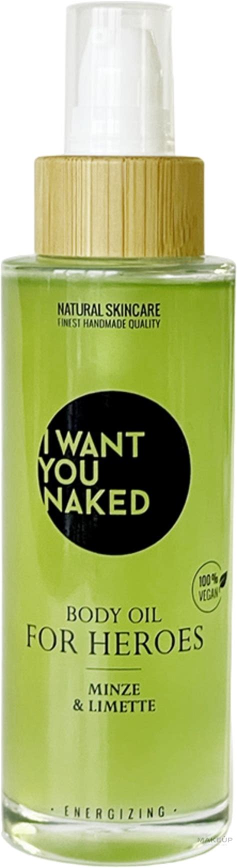 I Want You Naked For Heroes Body Oil Mint Lime Body Oil Makeup Jp
