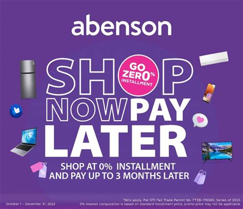 Celebrate Happier Holidays When You Shop Now And Pay Later At Abenson