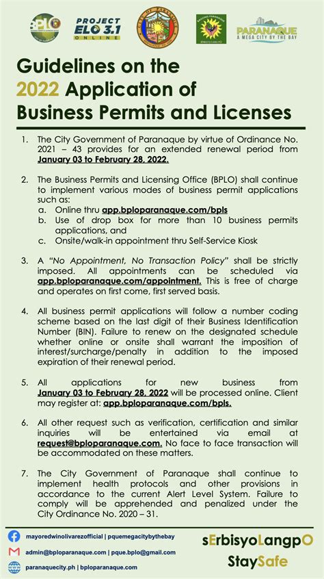 Parañaque Business Permits And Licensing System