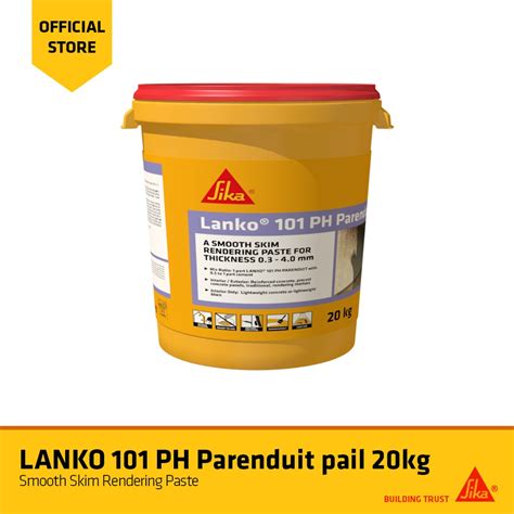 Sika Lanko Ph Parenduit Kg Pail Shopee Philippines