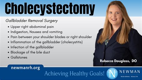 Cholecystectomy Gallbladder Removal Surgery Emporia Newman Regional