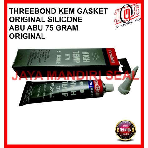 Jual Lem Threebond Tribon Silikon Silicone Grey Abu Abu Gram