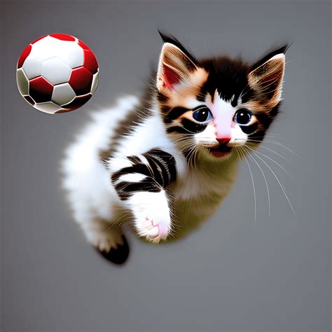 Kittens Playing Football