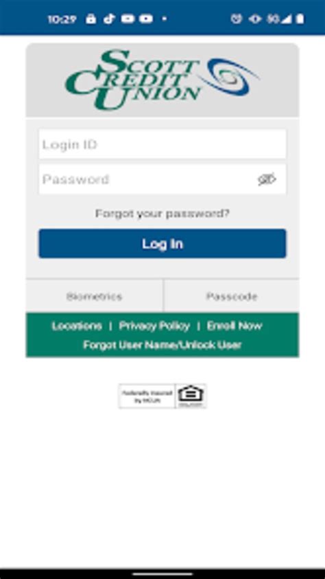scott credit union  android