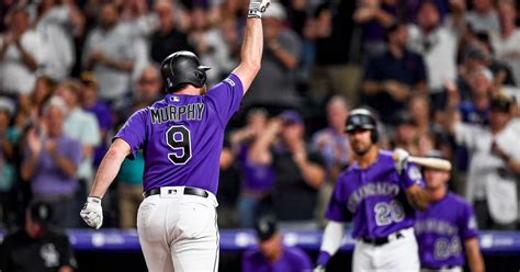 Rockies 3 Reds 2 Daniel Murphys First Coors Homer Lifts Rockies