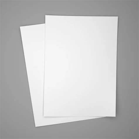 Blank Sheet Of White Paper — Stock Photo © Usersam2007 26428583