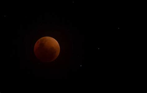 Una luna de sangre rodeada de estrellas así se vivió el eclipse desde