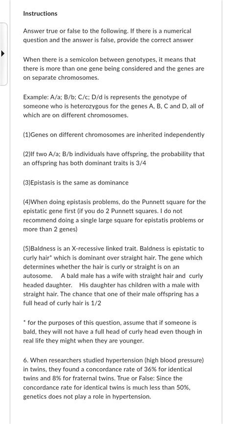 Solved (4)When doing epistasis problems, do the Punnett | Chegg.com