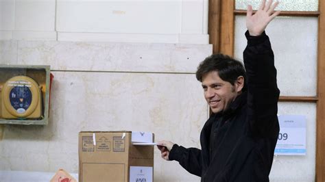 Axel Kicillof Votó Por Las Paso 2023 Y Habló De La Inseguridad Que Conmocionó A La Provincia