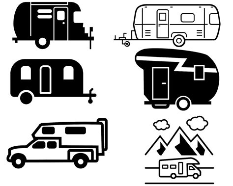 Camper Svg Bundle Mobile Home Vector Camper Svg File For Etsy