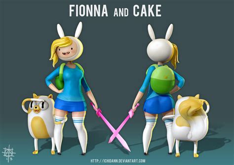 Fionna and Cake - Adventure Time WIP 5 by Ichidann on DeviantArt