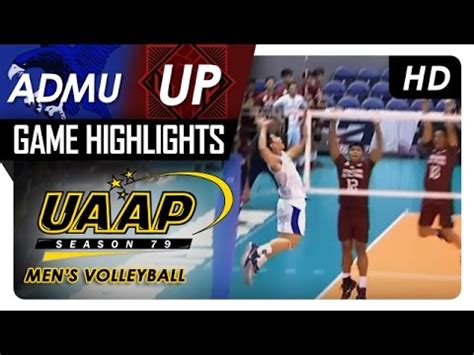 Admu Vs Up Game Highlights Uaap Mv March Youtube