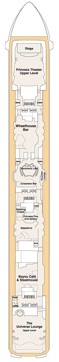 Coral Princess Deck Plan And Cabin Plan