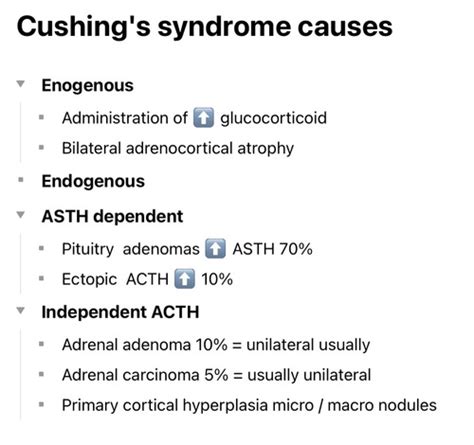 Cushing Syndrome Flashcards Quizlet