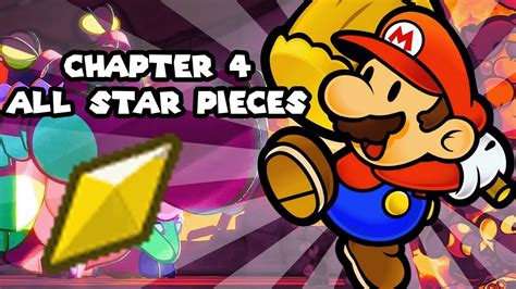 Paper Mario Ttyd Remake Chapter All Star Piece Locations Switch