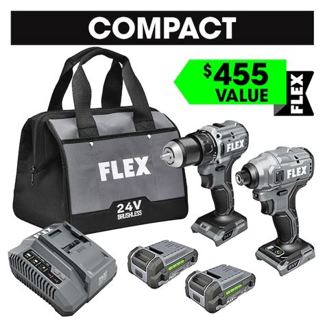 Flex Compact 2 Tool Brushless Power Tool Combo Kit With Soft Case 2