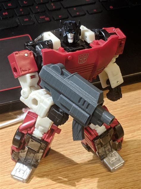 3d Printed A New Weapon For Siege Sideswipe Cause The Ones He Comes