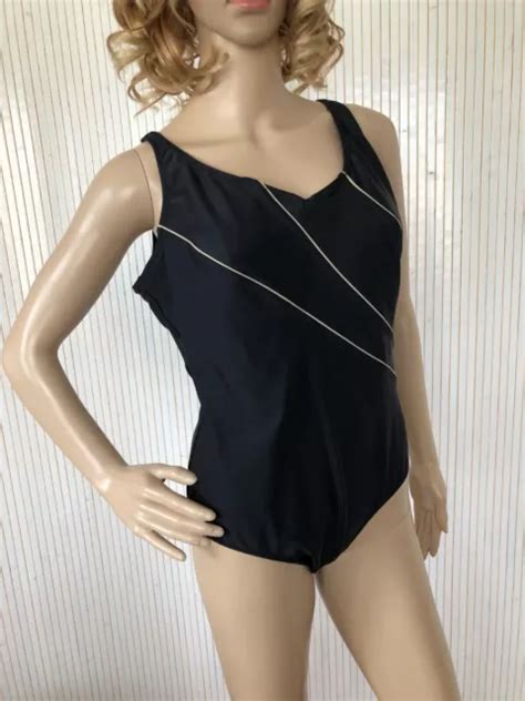 MAILLOT DE BAIN Femme Arena une pièce noir T48 VFSV040 EUR 16 00