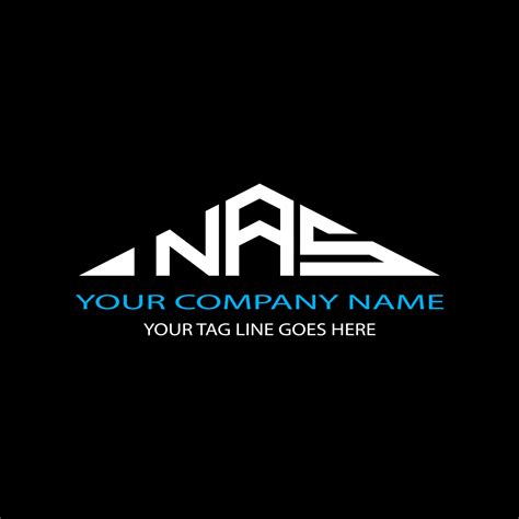 nas letter logo creative design  vector graphic  vector art