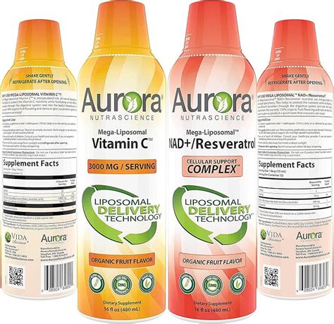 Amazon Aurora Nutrascience Mega Liposomal Vitamin C NAD