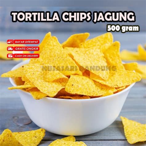 Jual TES Tortilla Chips Rasa BARBEQUE Kemasan 500 Gr Shopee Indonesia