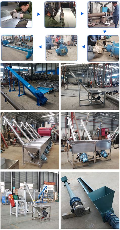 Inclined Screw Conveyor DAHAN Vibration Machinery