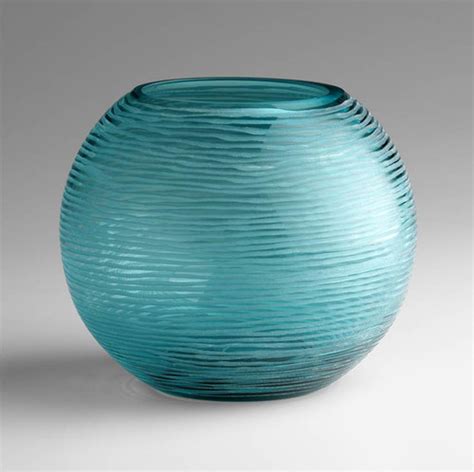 Large Aqua Glass Vase By Cyan Design Distinctive Decor