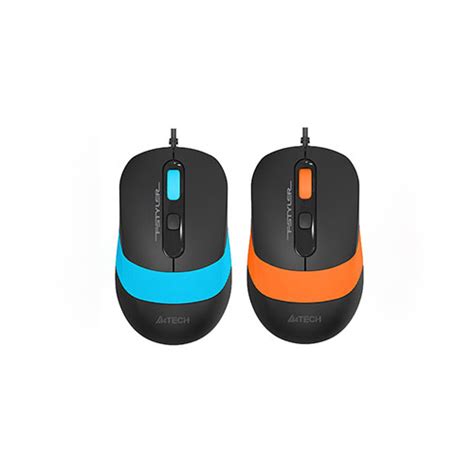 A Tech Fm Fstyler Wired Optical Mouse Black Orange Hello Computer