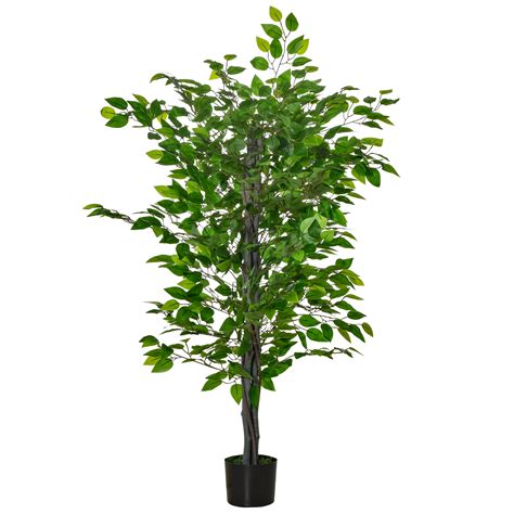 Planta Artificial Ficus Cm Vaso Folhas Planta Artificial