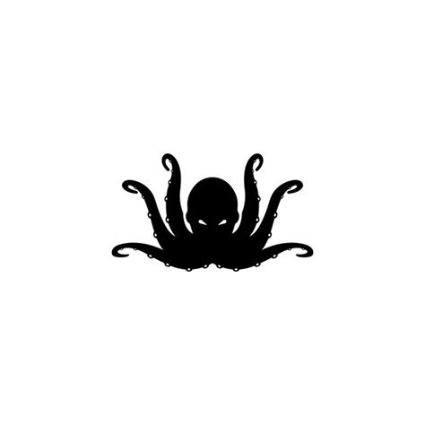 Oktopus Logo Vektor Illustration Premium Vektor