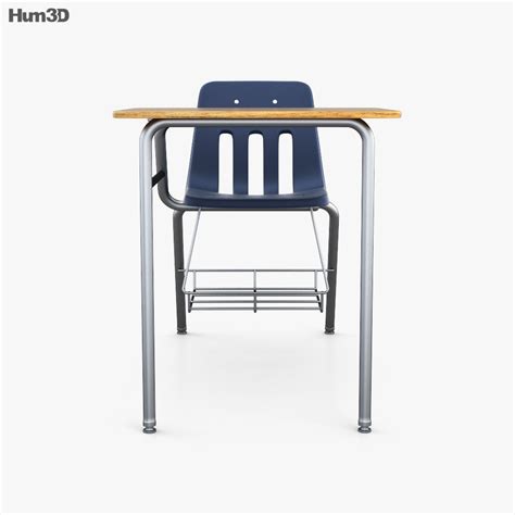 Virco Desk School Chair 3d Model Furniture On Hum3d